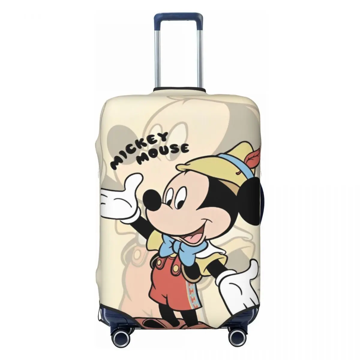 Mickey Mouse Travel Luggage Cover High Quality Suitcase Protector Washable Baggage Covers Fits 18-32 Inch Luggage