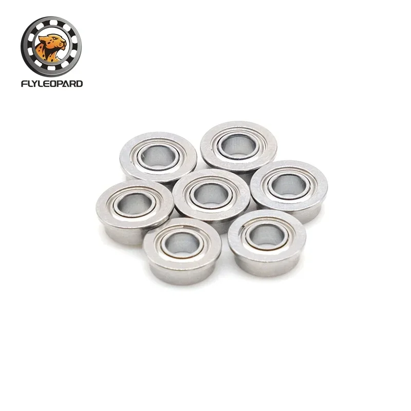 2PCS F683ZZ Bearings ABEC-7 3x7x3 mm High Precision Metal Shielded Flanged Ball Bearing