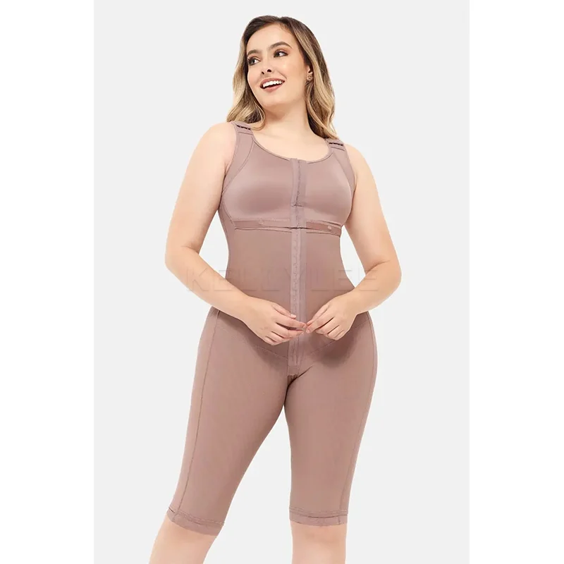 Long Sleeved  Chest Shapewear Waist Trainer Body Shaper Sexy Women Underwear Full Body Shaper Tummy Control Bodysuit