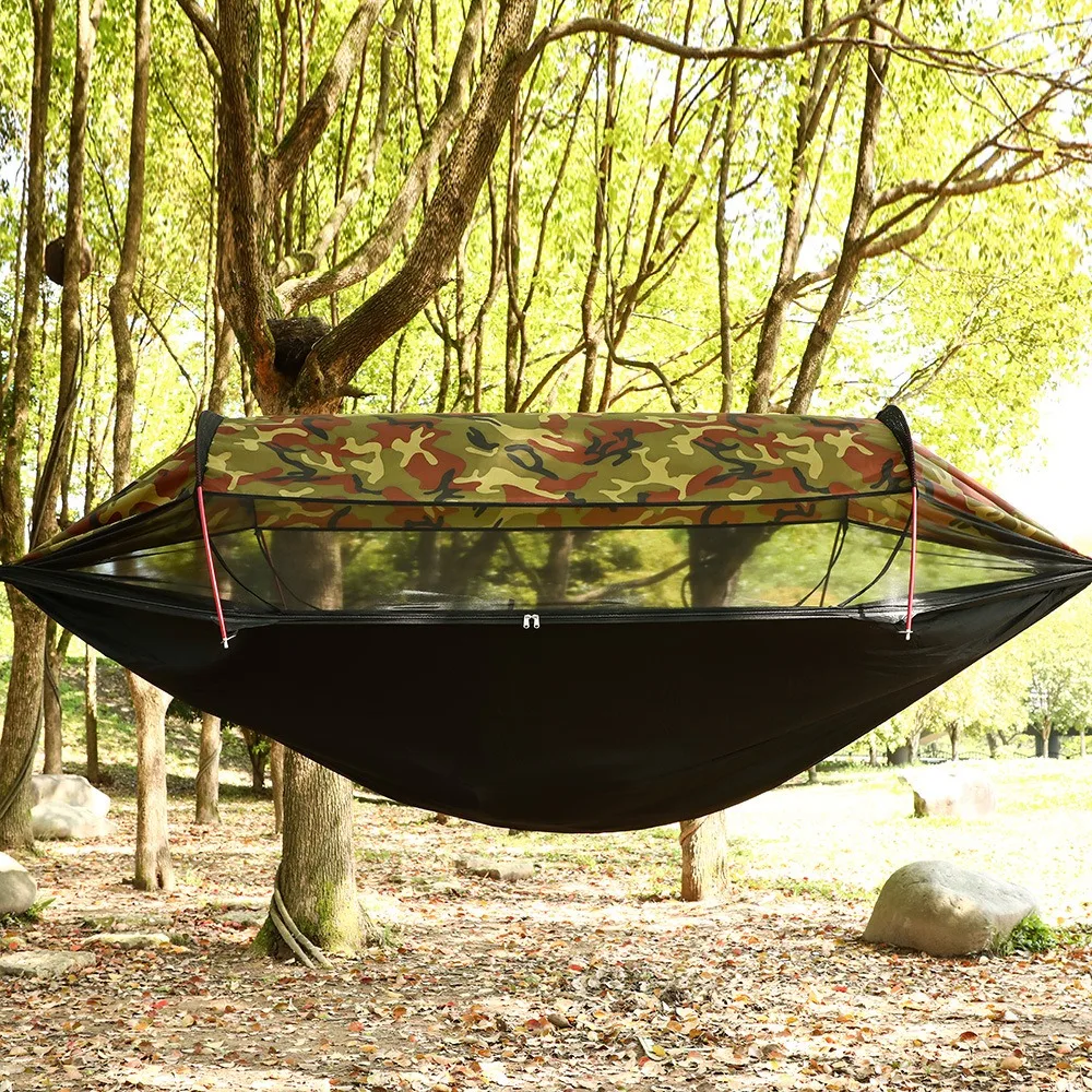 Hot sale 270x140cm new anti rollover mosquito net hammock outdoor camping swing indoor children's hanging chair