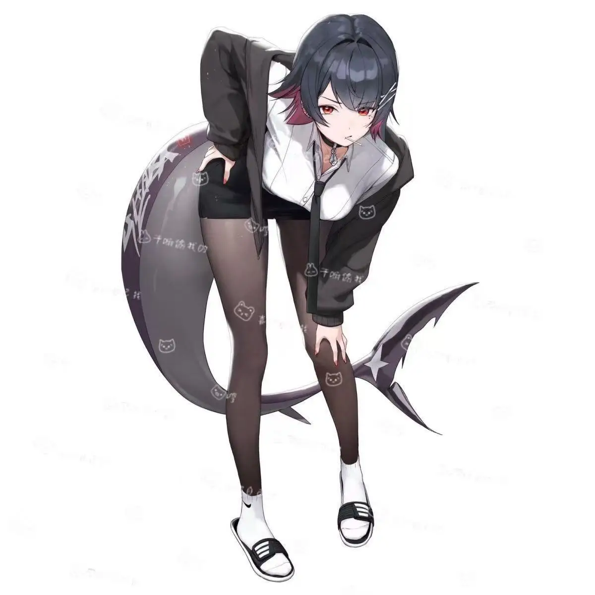 لعبة Zenless Zone Zero Merchandise Ellen Joe الاكريليك الوقوف علامة عنبر الديكور هدية مزخرفة