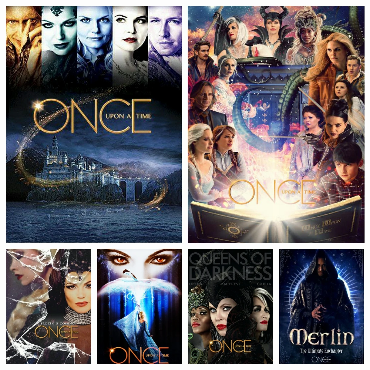 Once Upon a Time Collection Movie 5D Diamond Painting Mosaic Full Square Round Cross Stitch Rhinestones New Arrivals Home Decor