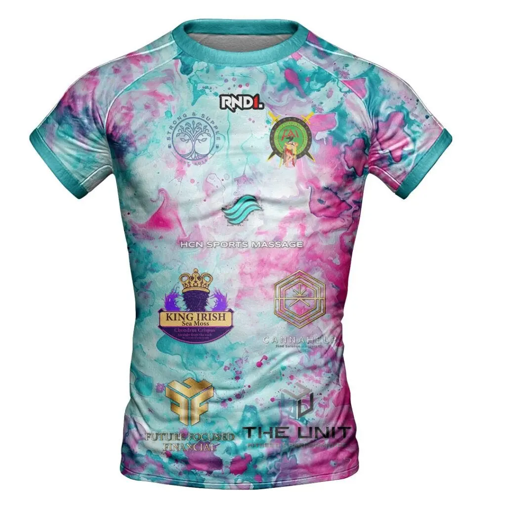 BJJ Marble Art Competitive Style Short Sleeve Tee, Quick Dry Breathable Shirt for Grappling and Intensive Rolling Training