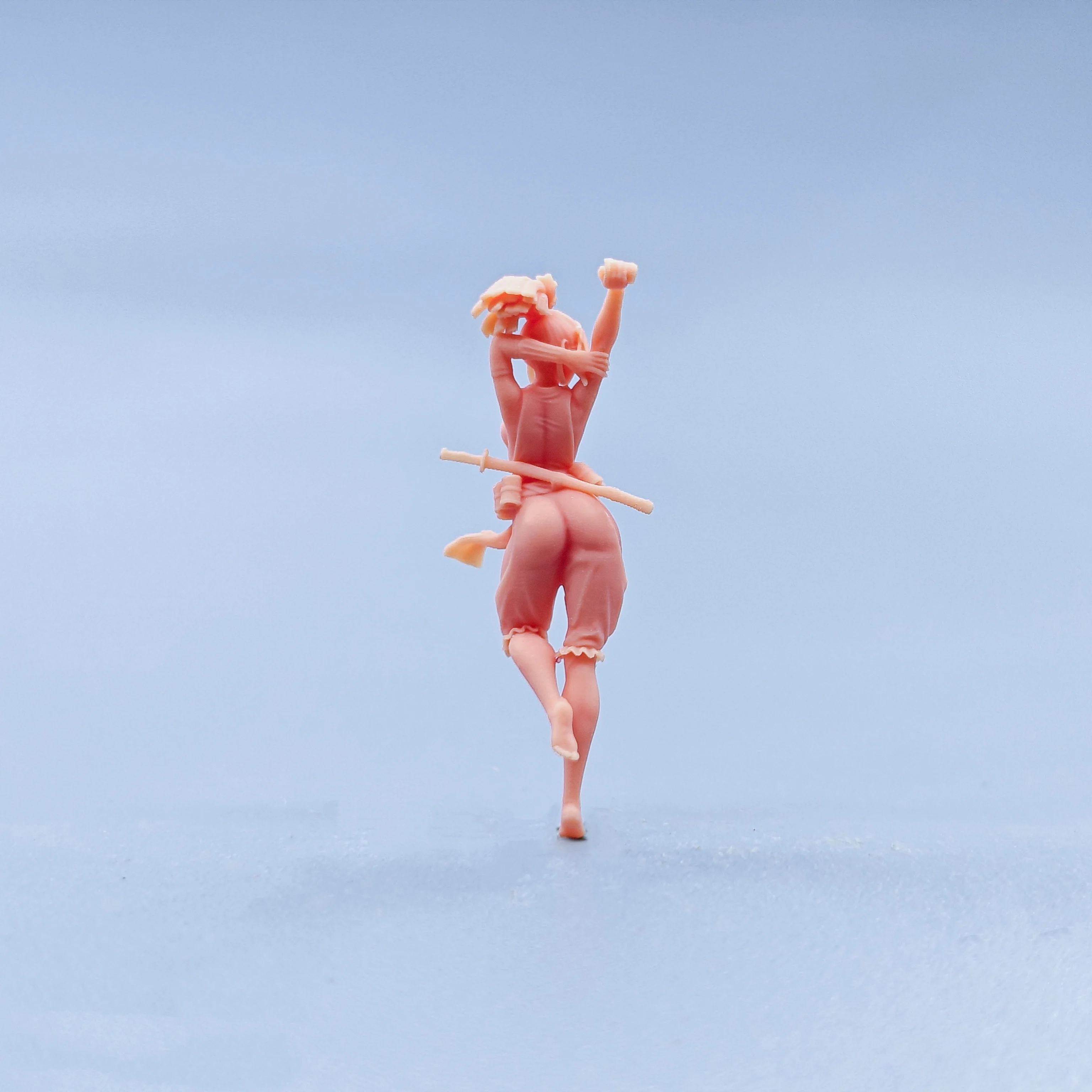 1/64 1/43 تماثيل مقياس نموذج الراتنج الجحيم الجنة Yuzuriha غير ملونة المنمنمات ديوراما رسمت باليد D715 D717