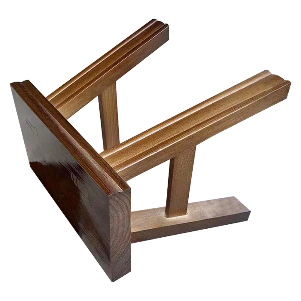 Sgabello in legno Piccolo sgabello rustico per adulti Bagno Cucina Camera da letto Cambio scarpe Panca da ballo