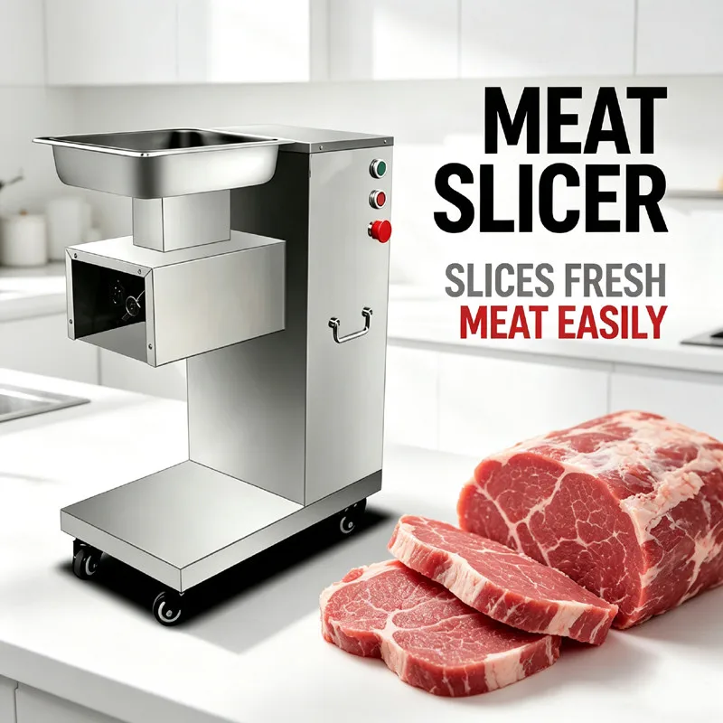 High-Power Desktop Meat Slicer For Restaurants Supermarkets Canteens Electric Automatic Meat Cutting Machines