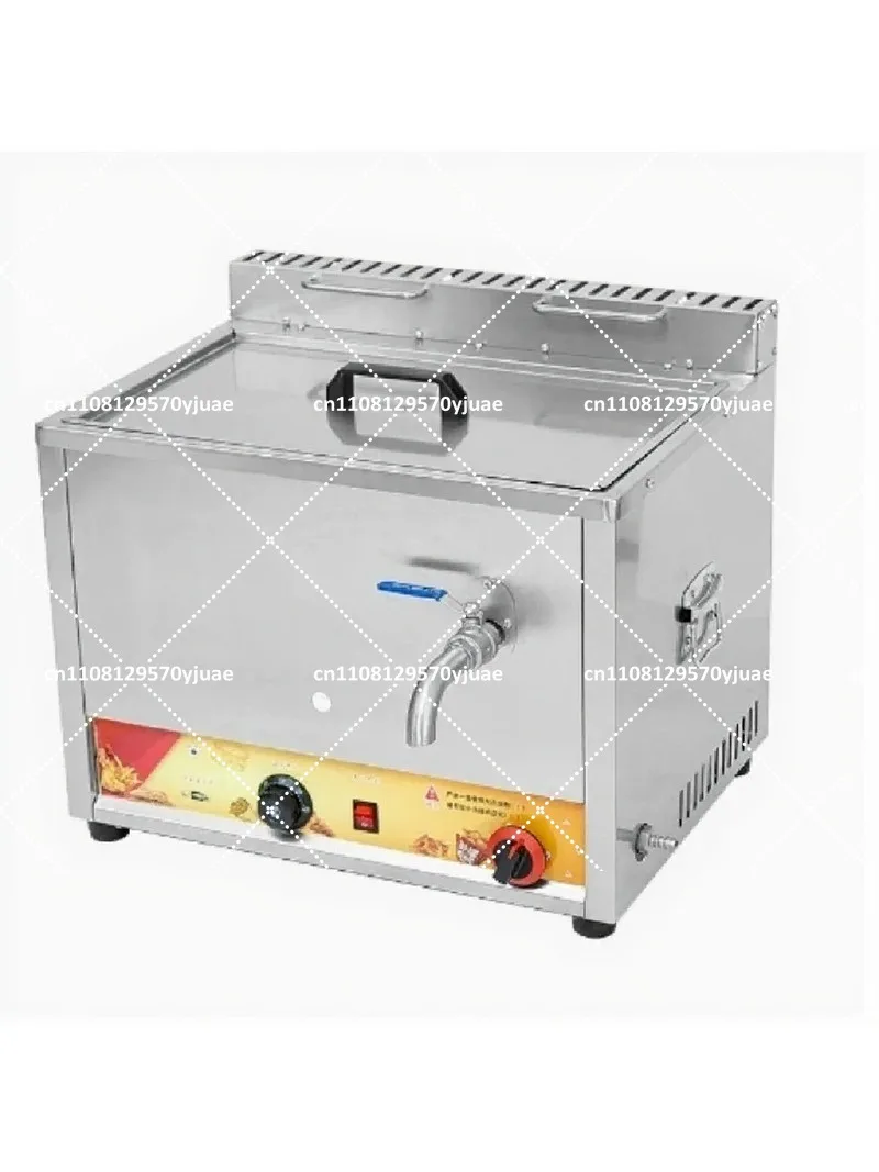 Commercial Gas Fryer Automatic Temp Control Stainless Steel Deep Fryer for Donuts Chicken Restaurant Equipment