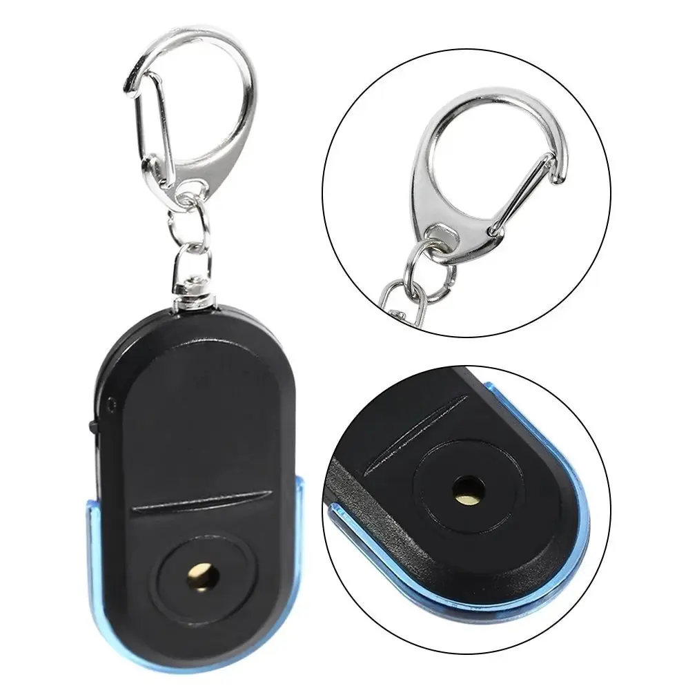 Smart Anti-Lost Alarm Wallet Phone Key Finder Locator portachiavi Whistle Sound con LED Light Mini Anti Lost Key Finder Sensor