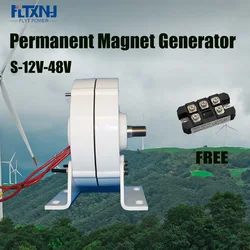 Super Low RPM  10000W 12V 24V 48V Permanent Magnet Generator Low Resistance Quick Start Running