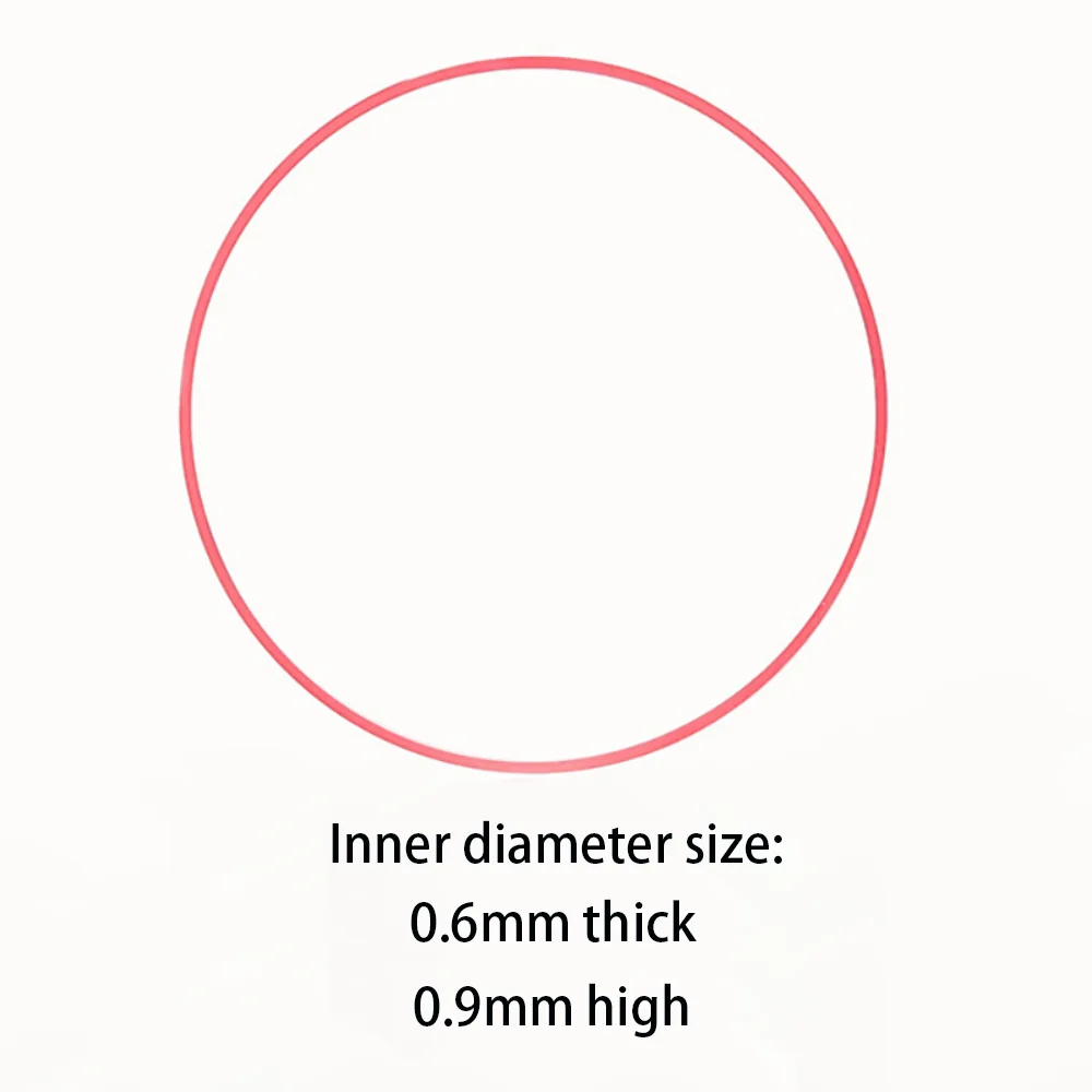 Uhrenzubehör, geeignet für 1853 T063 T035 T099, hintere Abdeckung, roter wasserdichter Ring, Uhrendichtungsring, 39–40 mm