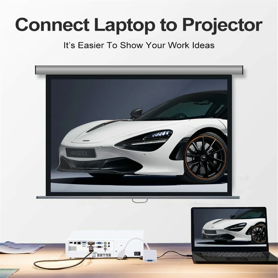 1080P hdmi-uyumlu VGA adaptörü dönüştürücü kablosu HDMI erkek VGA kad dijital Analog dönüştürücü Tablet dizüstü PC TV için