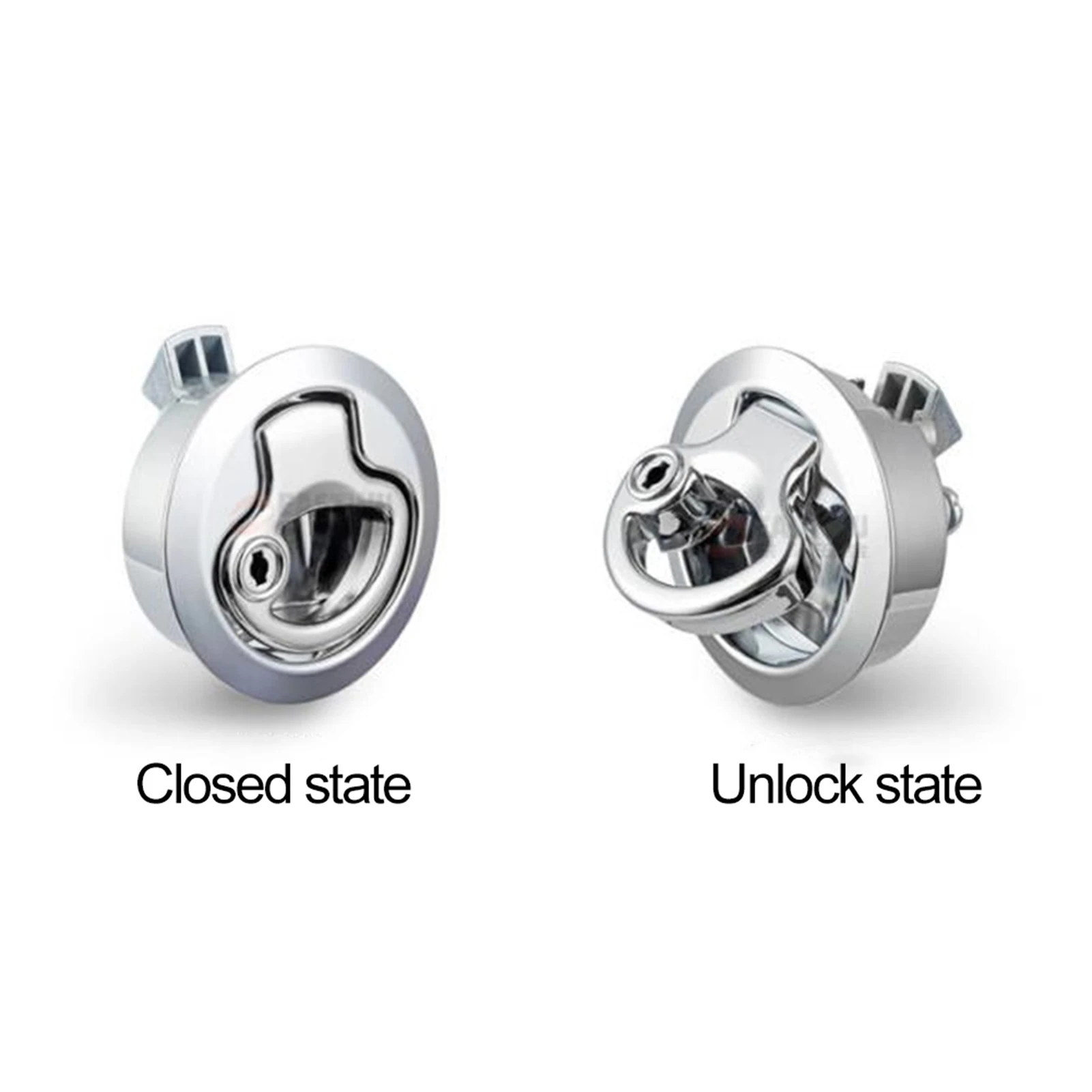 Serratura di sicurezza per chiusura camper anticorrosione con chiavistello per barche marine con chiavi Serratura con maniglia di sollevamento nuova