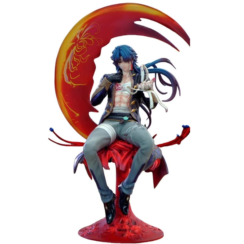 39.5Cm Hars Lingze Studio Gk Honkai: Star Rail Blade Game Action Figure Collectible Model Garage Kit Standbeeld Speelgoed gift