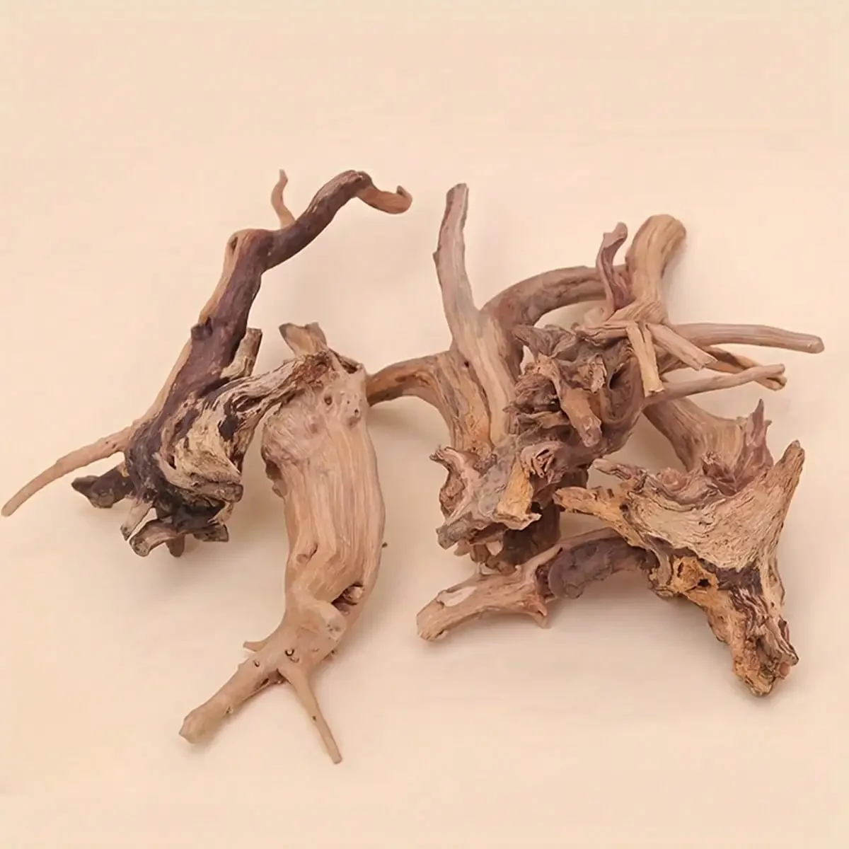 【セール中】1 S+ 2 L 天然流木キット 水槽とテラリウムの装飾 爬虫類のクライミング体験と水槽の風景を強化