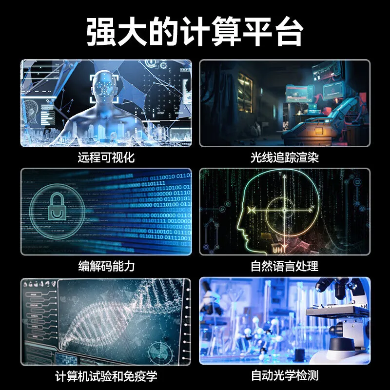 Server Lenovo ThinkSystem SR650 yang berlaku 2U rak penyimpanan server GPU pembelajaran mendalam