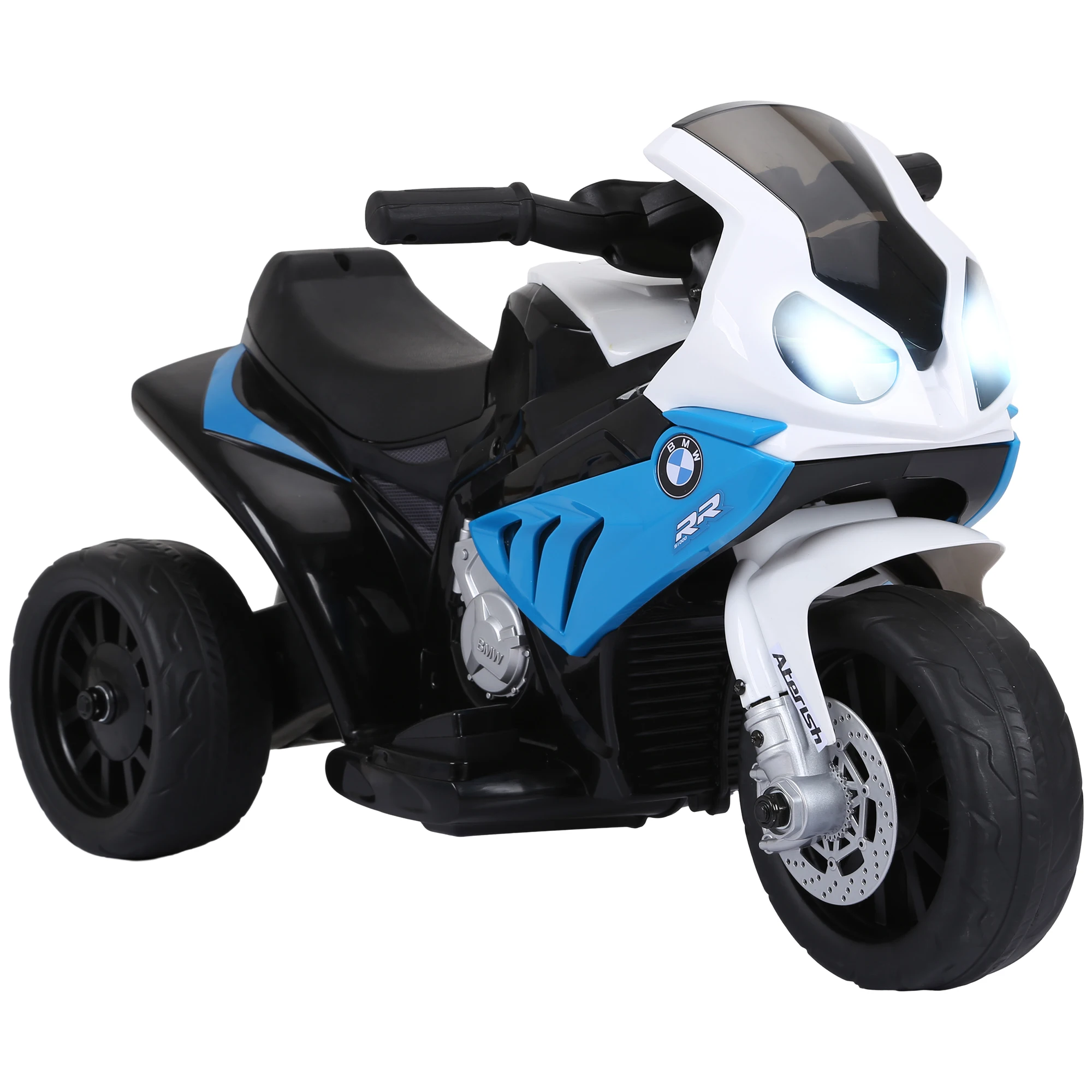 HOMCOM Moto Eléctrica para Niños de 18-36 Meses 66x37x44 cm Azul