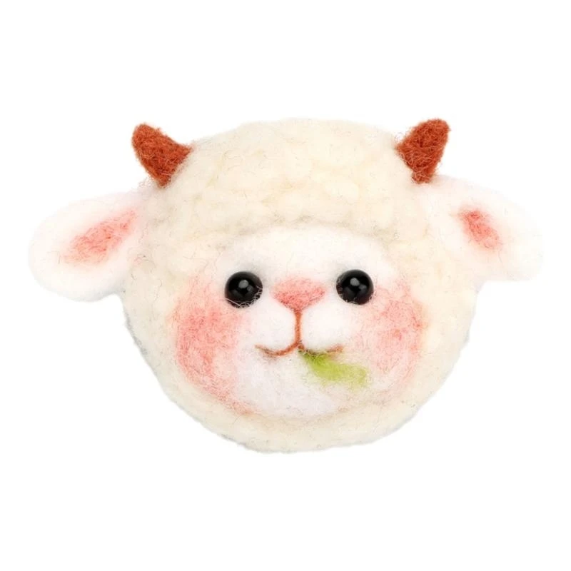 

Lovely Animal Brooch Needle Felting Starter Pins Needle Felting Wool Needle Felting Tool for Woman