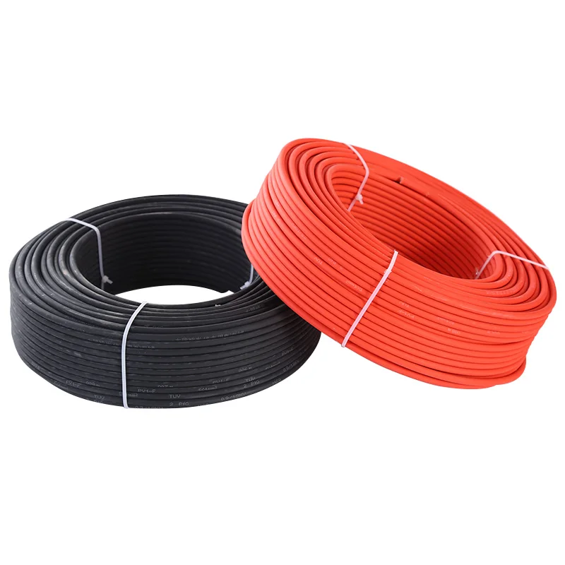 Solar PV Cable 12AWG Tinned Copper Wire PV Wire for Outdoor Car RV Boat Marine Home Solar Panel use 4mm2