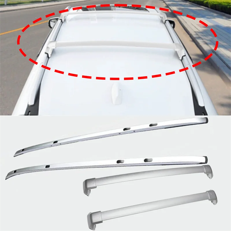 

4Pcs Aluminum Roof Rail Rack Cross Bar Crossbar Fit for Honda CRV CR-V 2023 2024