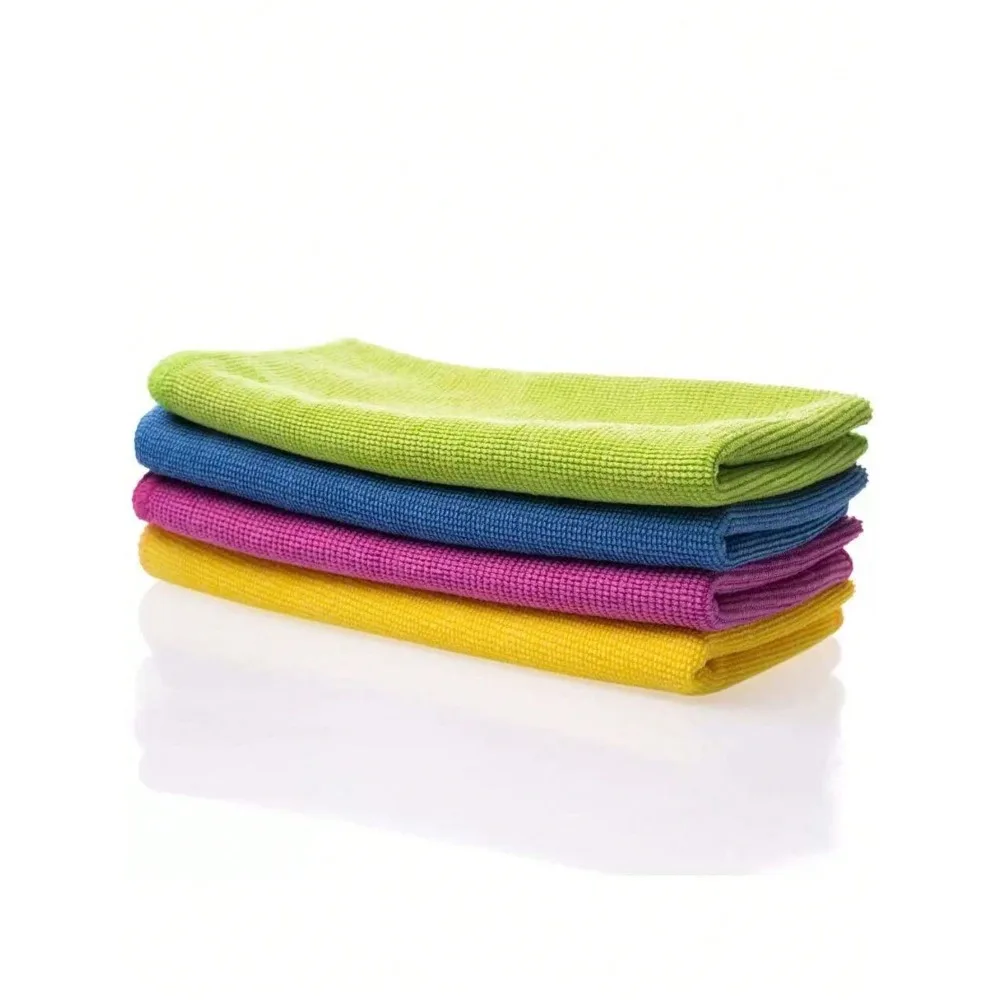 

1/3/5pcs Multi-Color Microfiber Pearl Cleaning Cloths, Super Absorbent Lint-Free Quick-Dry Reusable, Rectangular Scratch-Free Streak-Free Washcloths, Suitable For Kitchen, Bathroom And Home Cleaning
