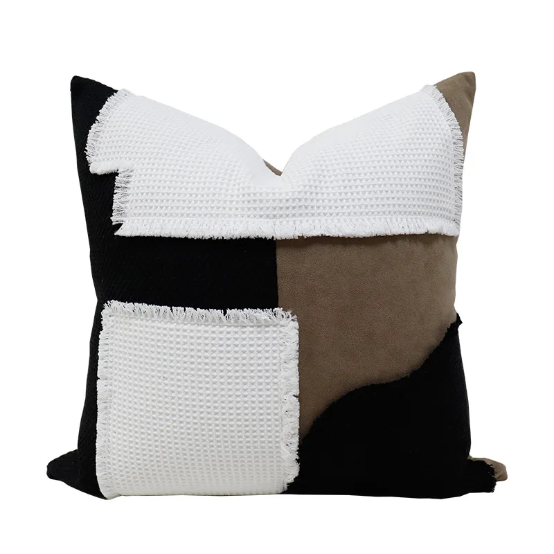 30X70/45X45CM Splicing Antique Throw Pillow Cover Luxury Geometric Stamping Waist Cushion Cover Decor Home Decorative Pillowcase