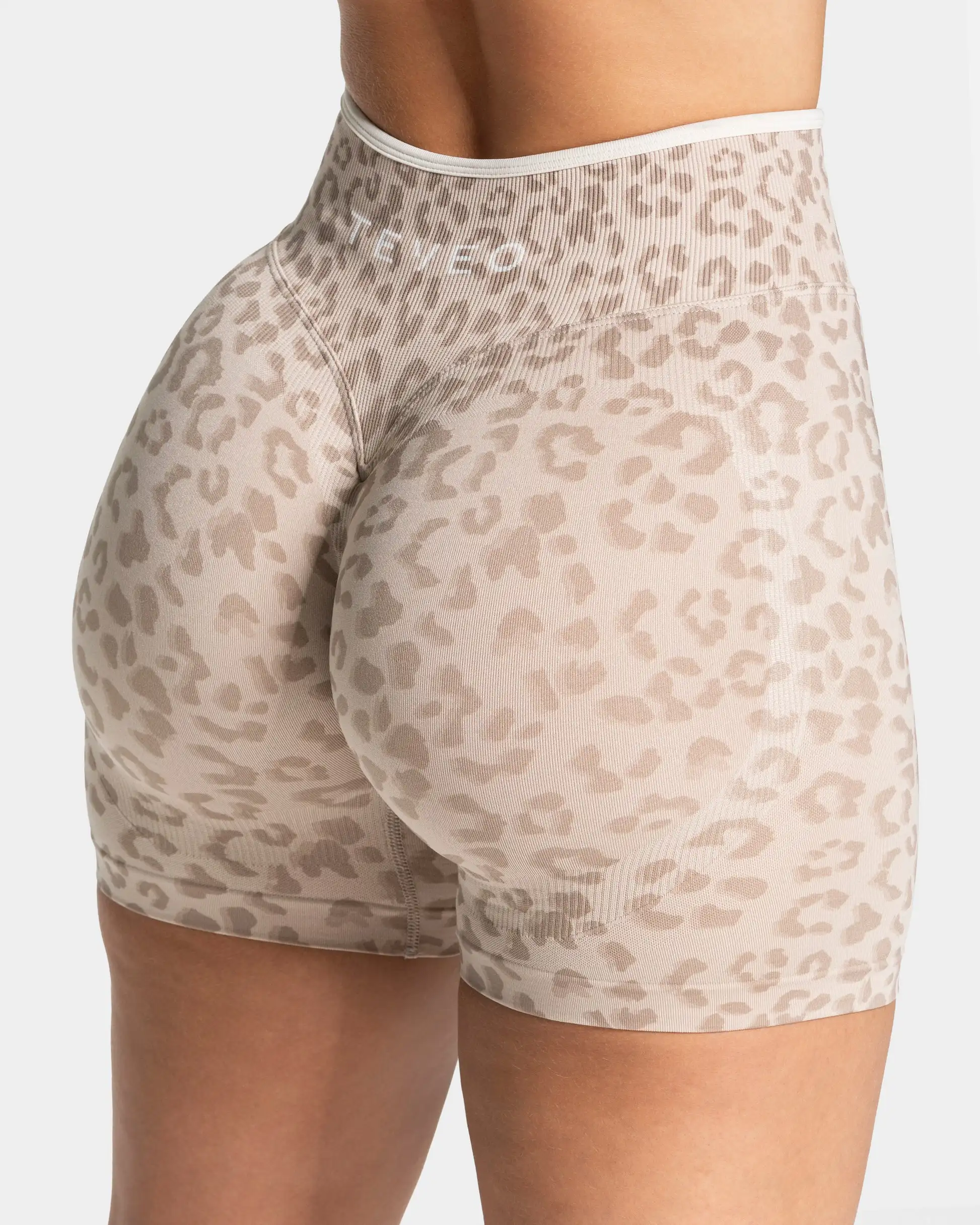 Shorts de yoga à séchage rapide, sans coutures, très élastiques, taille haute contrastante, effet ventre plat, rehaussement des fesses, ajustés, pour la course, coupe pêche