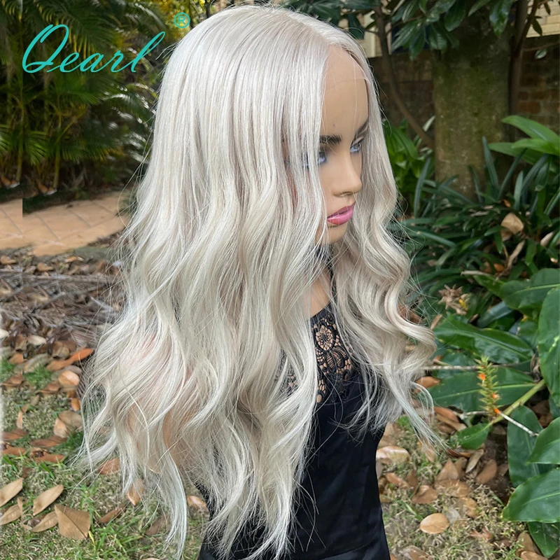 Wigs for Women White Icy Blonde All Full Lace Wig 100% Virgin Brazilian Human Hair Wigs on Sale 13x6 Lace Frontal Wig 180% Qearl