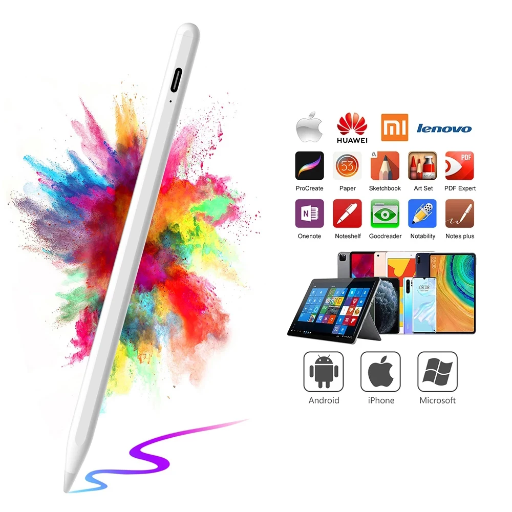 Universal Stylus Pen for Android IOS Touch Screen Capacitive Pen for iPad for Apple Pencil Drawing Pen For Huawei Xiaomi Phone