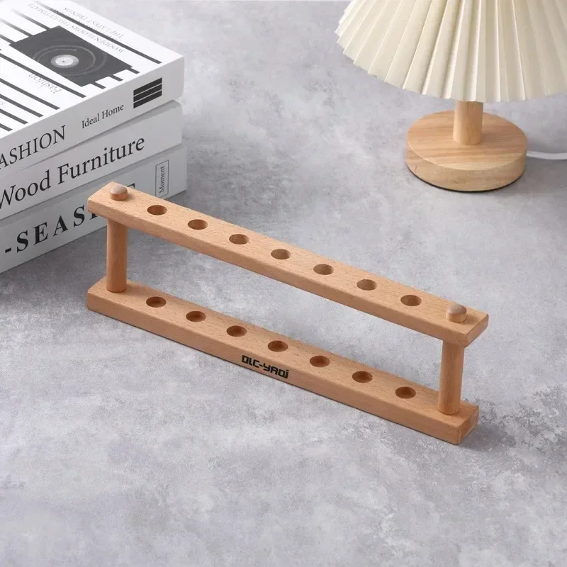 حامل ماكينة حلاقة من خشب الزان YAQi لشفرات الحلاقة الآمنة YAQi