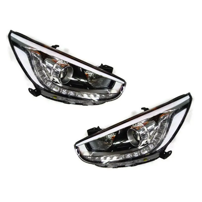 High Quality Light Emitting Diode Headlights for 2015 2016 Moder Accen Electric Headlights with High Visibility Body Kit
