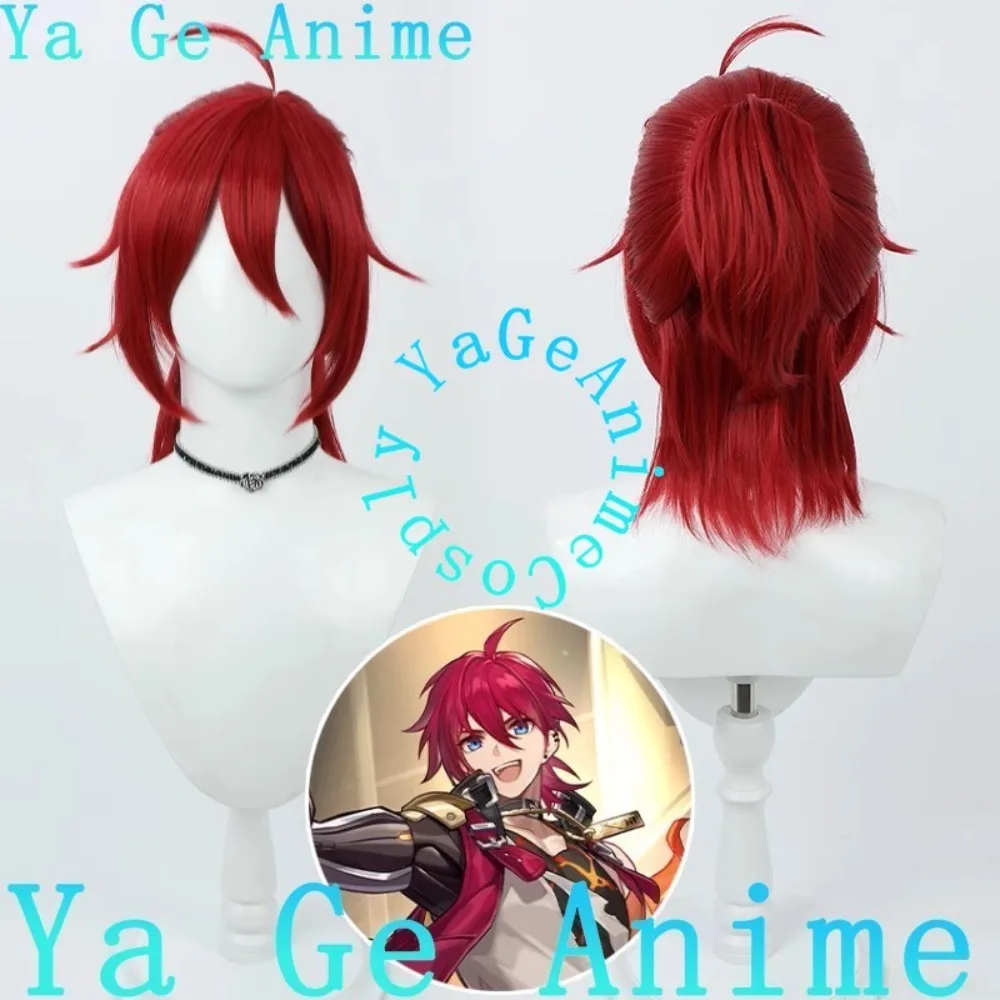 Honkai: Star Rail Luka Parrucca Cosplay Coda di cavallo Spettacolo di realtà natalizia Parrucca cosplay Anime Gioco Esposizione di feste in magazzino