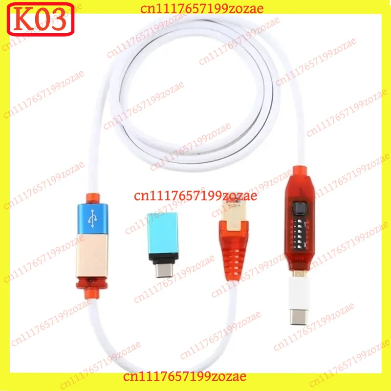 KJ02 Multifunction All‑In‑One Boot Cable Micro USB RJ45 EDL UMF Easy Switching Repair Replacement Parts