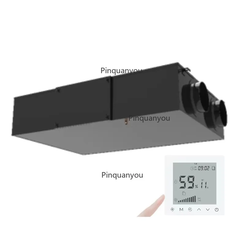 Flexible Rectangle Energy Saving Dehumidifier Energy Recovery Unit Air Exchange System for Hospital Hall Outdoor Staircase