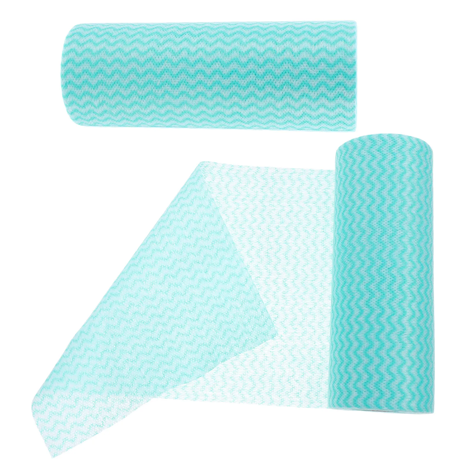 

2 Rolls Washable Disposable Kitchen Dishcloths Non-Woven Oil-Resistant Cleaning Cloths for Dishwashing Countertop Wiping Grease