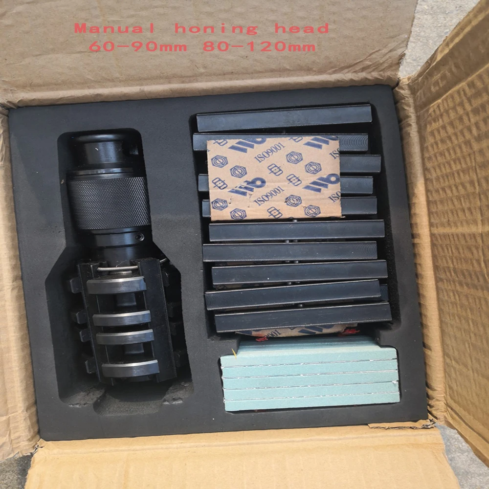 Manual honing head Grinding head Boring cylinder machine Boring cylinder tool Inner hole honing tool 60-90mm 80-120mm