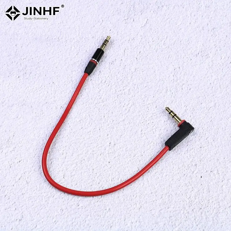 3.5mm Short 20cm Jack to Jack Aux Cable Male to Male Stereo Audio Cables Cord 1pc