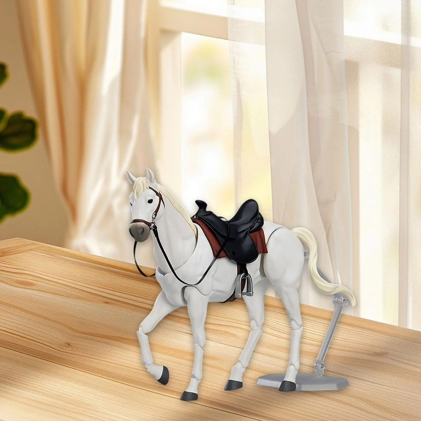 Paard Figuur Model Dier Speelgoed Model Standbeeld Geschilderd Figuur Realistisch Educatief Speelgoed Paard Beeldje Micro Landschappen DIY Scène
