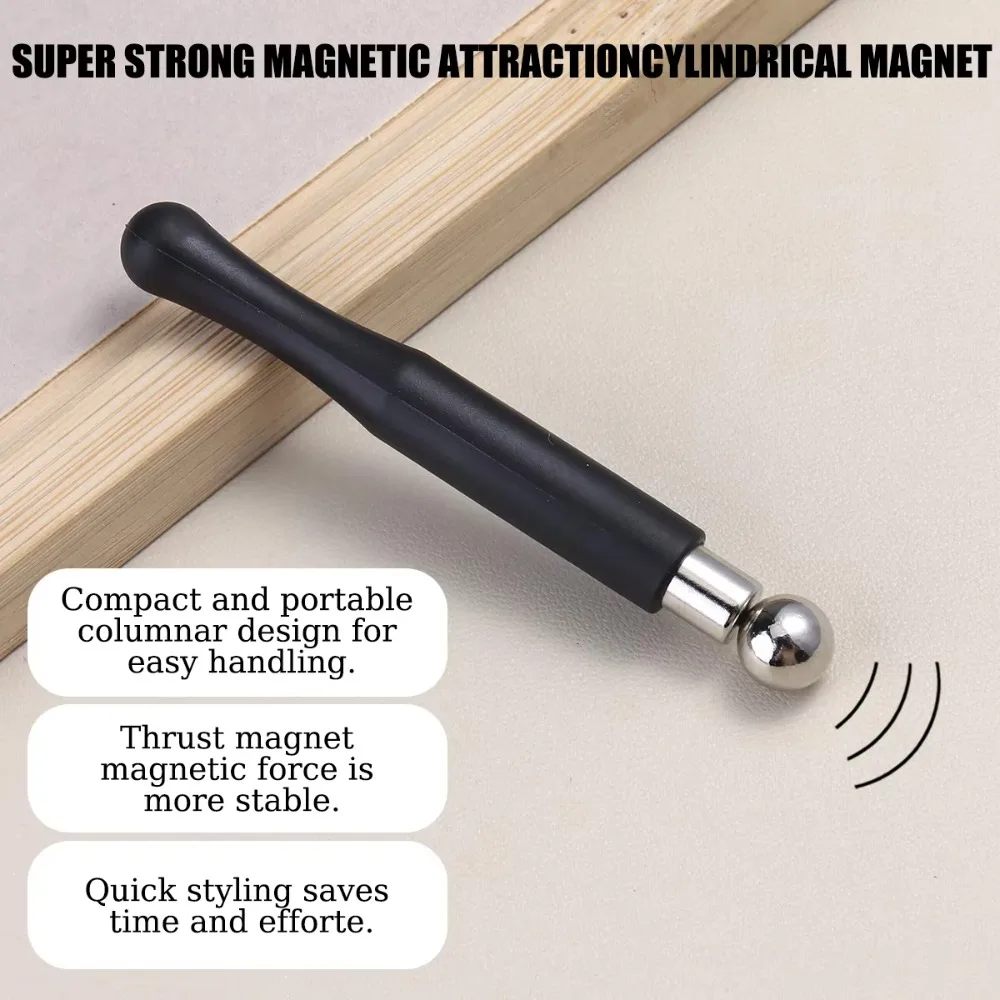 Spherical Magnet Cat Eye Nail Art Magnet Stick Multifunctional Durable False Nails Magnetic Rod Round Bead Head Lightweight