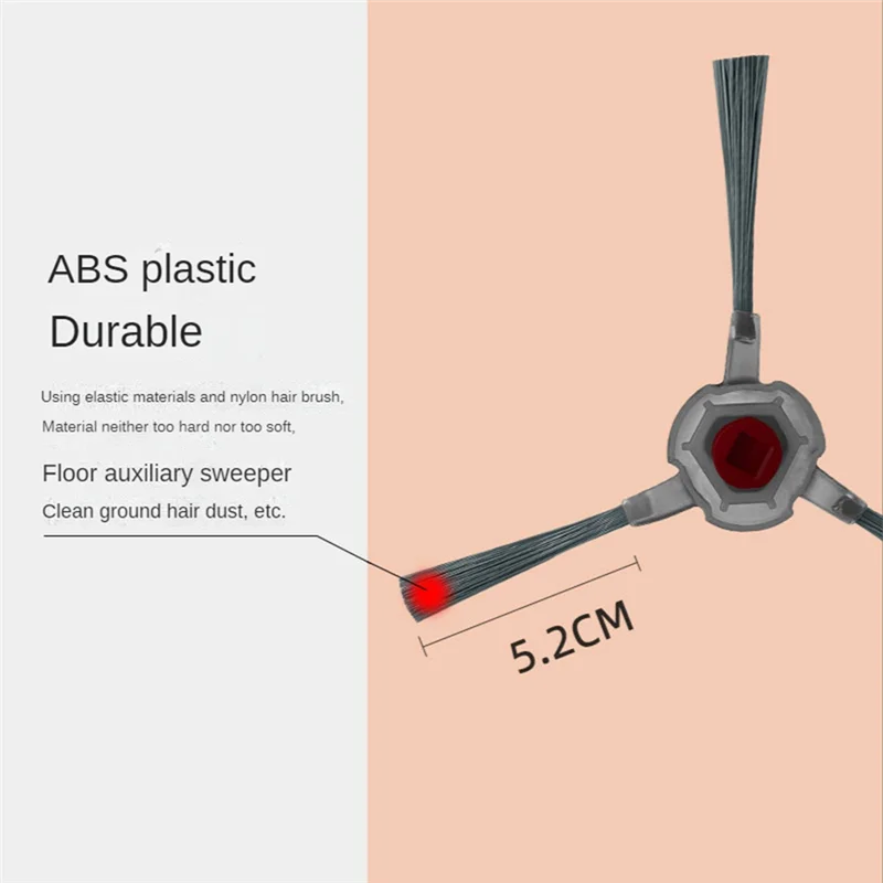 A005-Robot aspirador de pó com escova lateral escova principal mop filtro limpeza peças reposição acessórios para ecovacs deebot