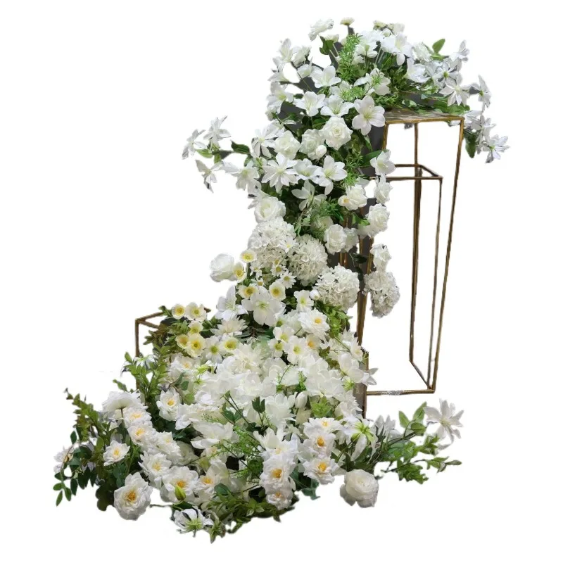 

Simulation birthday banquet waterfall table flower hanging flower strip Meichen window pendant