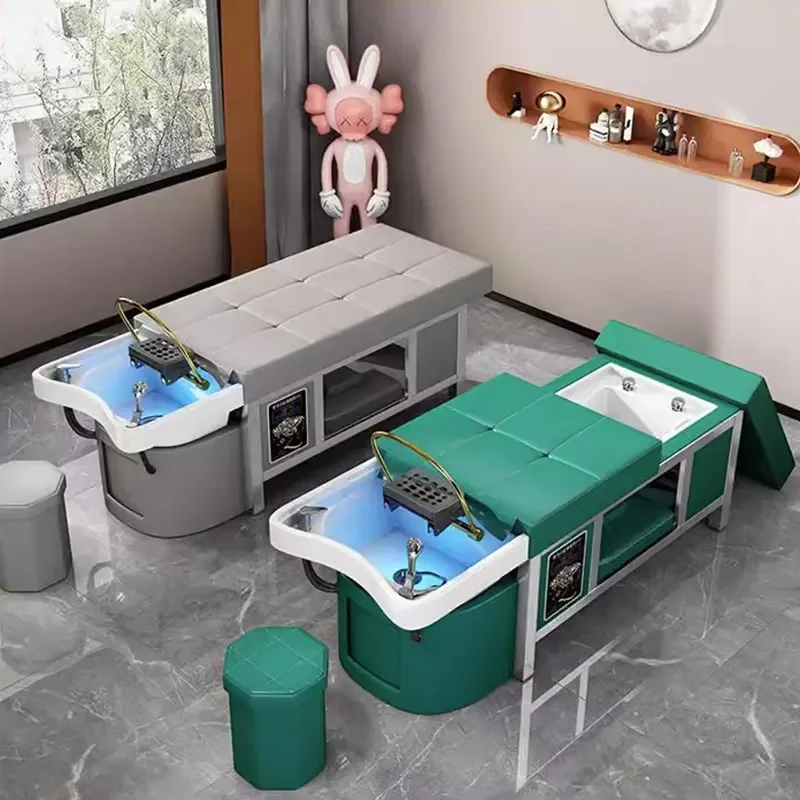 

Hair Washing Chair Foot Spa Bed Head Water Therapy Thai Massage Shampoo Bed For Salon Hair Beauty