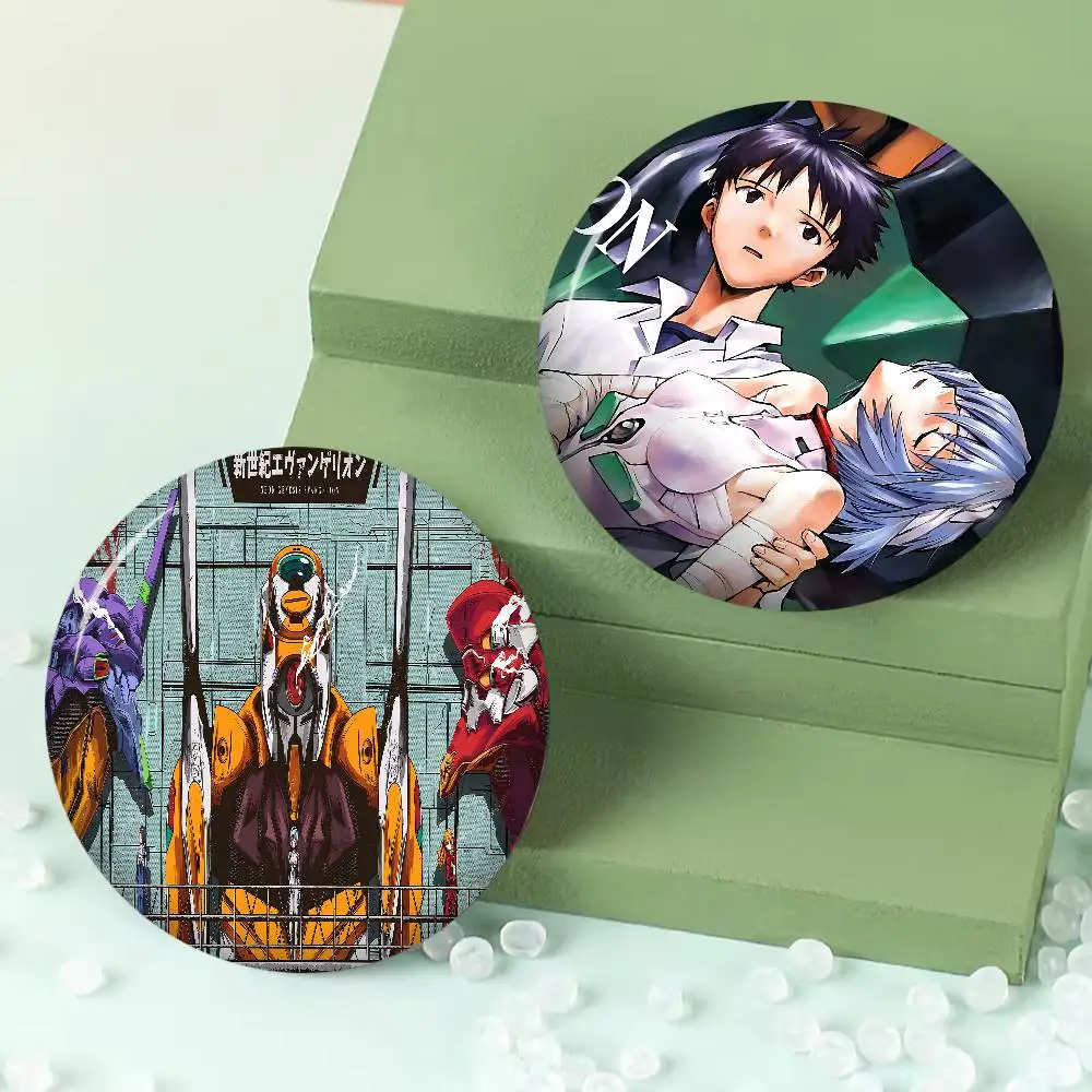 Hot N-Neon G-Genesis E-Evangelion 58mm Animals Funny Brooches Badge Backpack Clothes Gift Accessory