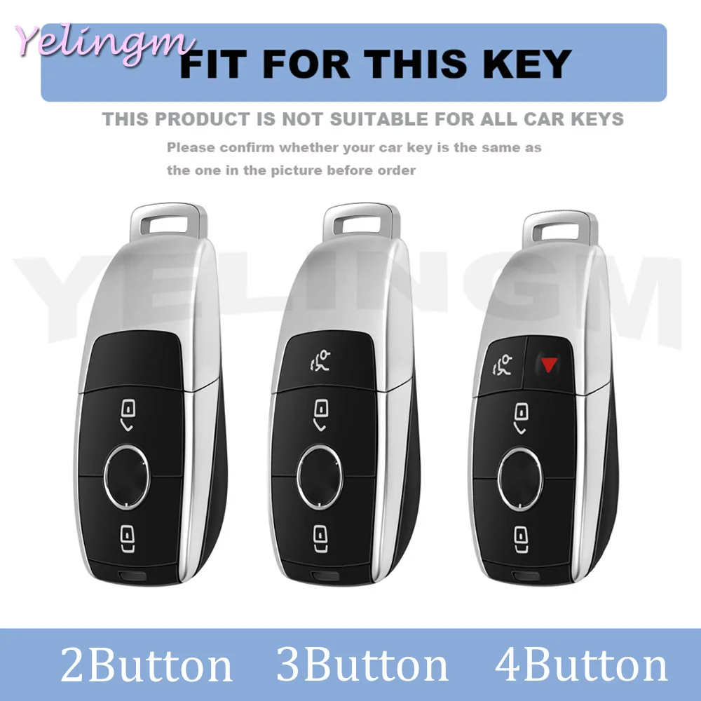 Shell Fob Bag TPU Car Key Case Cover for Mercedes Benz W213 W205 W176 W177 W211 W212 W210 W222 Class A Maybach A B C E S R GLS