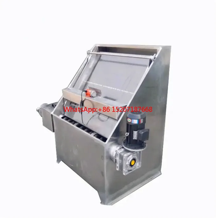 hot sale solid liquid separator manure animal feces dewatering machine inclined screen solid-liquid separator