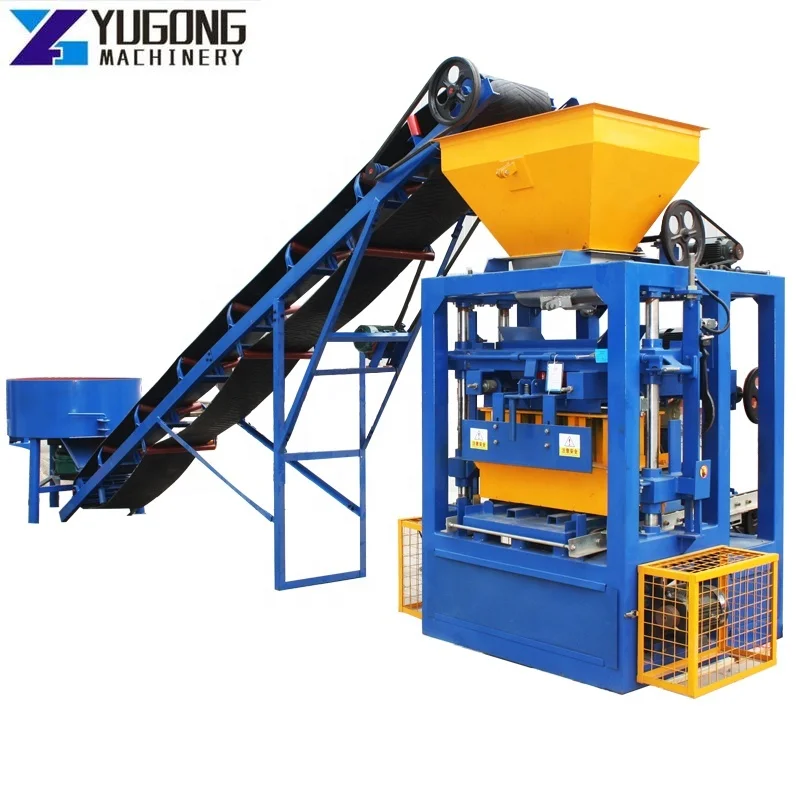 YG Chinese Semi Automatic Concrete Hollow Brick Making Machine Price From Canada