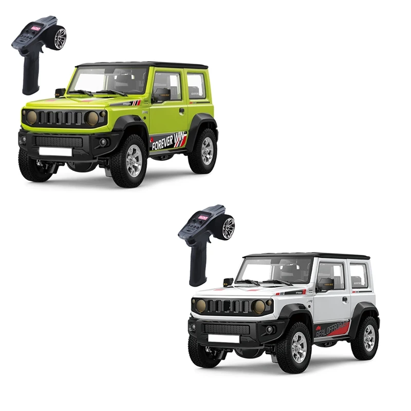 1Set 1/16 HG4-53 Simulation Model Full Scale Off-Road Climbing RC Car Yellow Sound Light Green