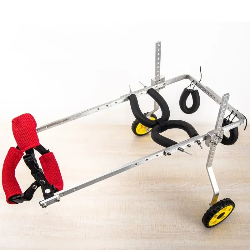 

Hot SalesDisabled Dog Wheelchair Dog Hind Leg Booster Pet Stroller For Cats And Dogs Rehabilitation Auxiliary Exercise Rear Leg
