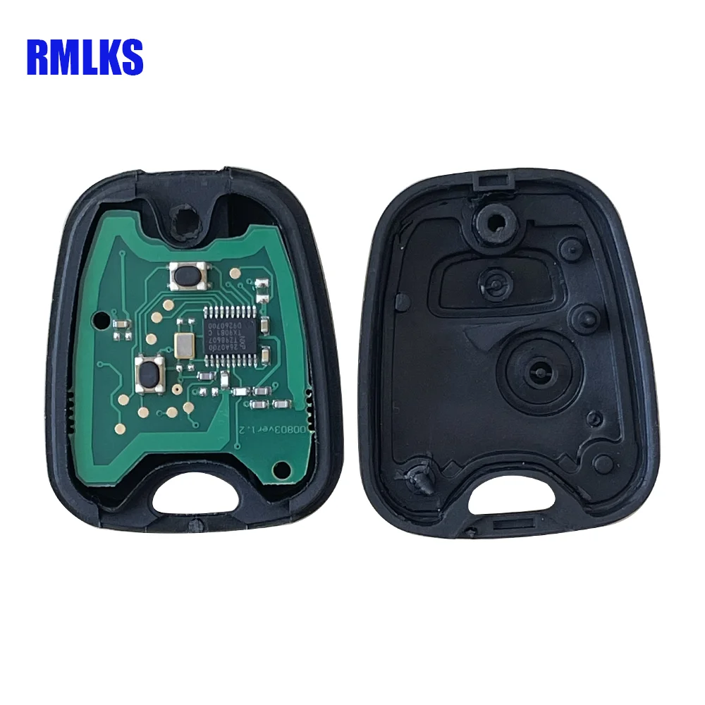 NE73 Blade Remote Key Fob Controller per PEUGEOT 206 207 433MHZ con PCF7961 Transponder Chip chiave del veicolo 2 pulsanti