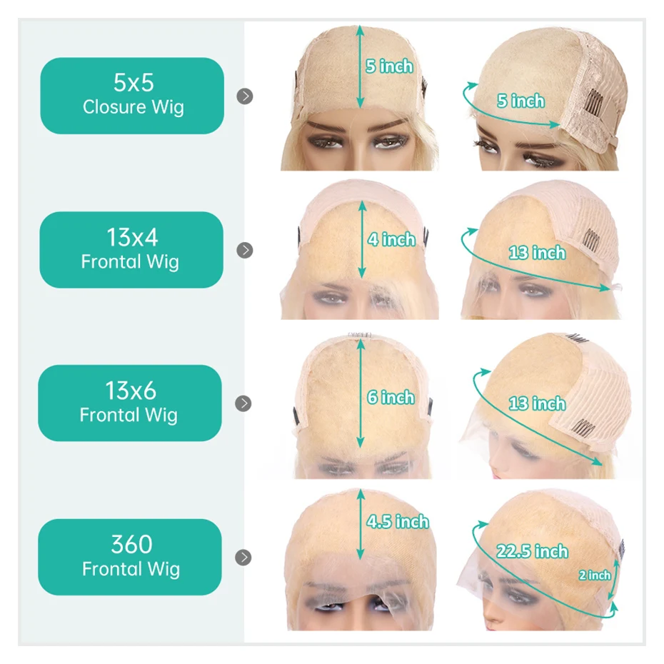 Peluca de cabello humano con encaje Frontal 613 rubio miel 13x4, peluca Frontal de encaje 13x6 360 Hd prearrancada, peluca brasileña con cierre de cuerpo crudo ondulado 5x5