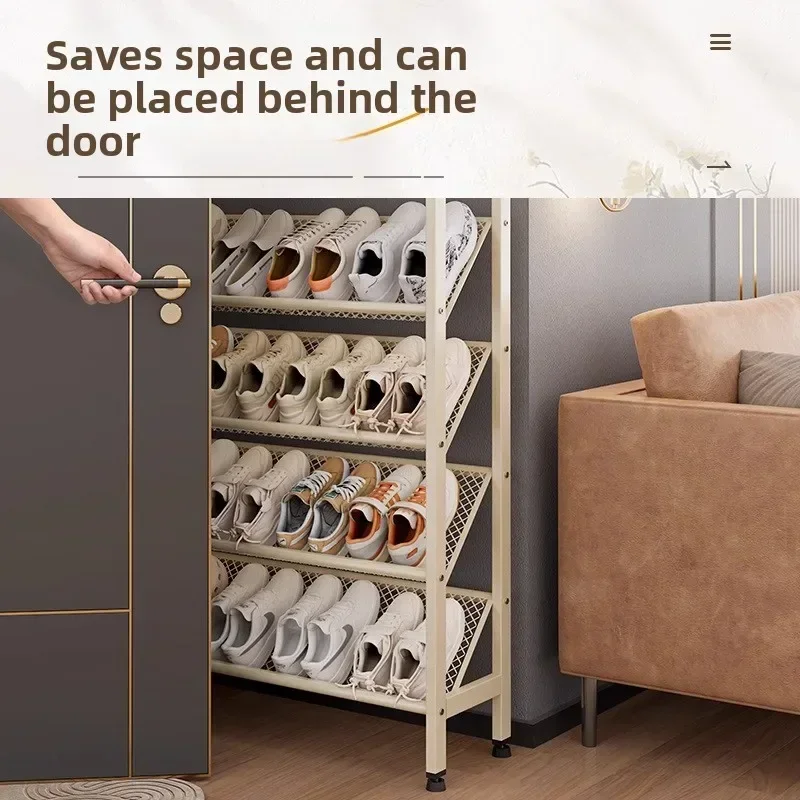 

The shoe rack is simple, and the shoe cabinet at the door of the home is a new multi-storey dormitory with large-capacity shoes